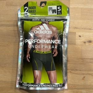 Adidas | Climalite 2pk Performance Boxer Briefs | 5” size S